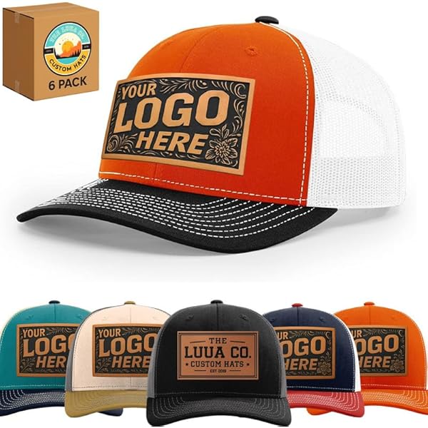 Amazon.com: 50-Pack Personalized Custom 112 Style Trucker